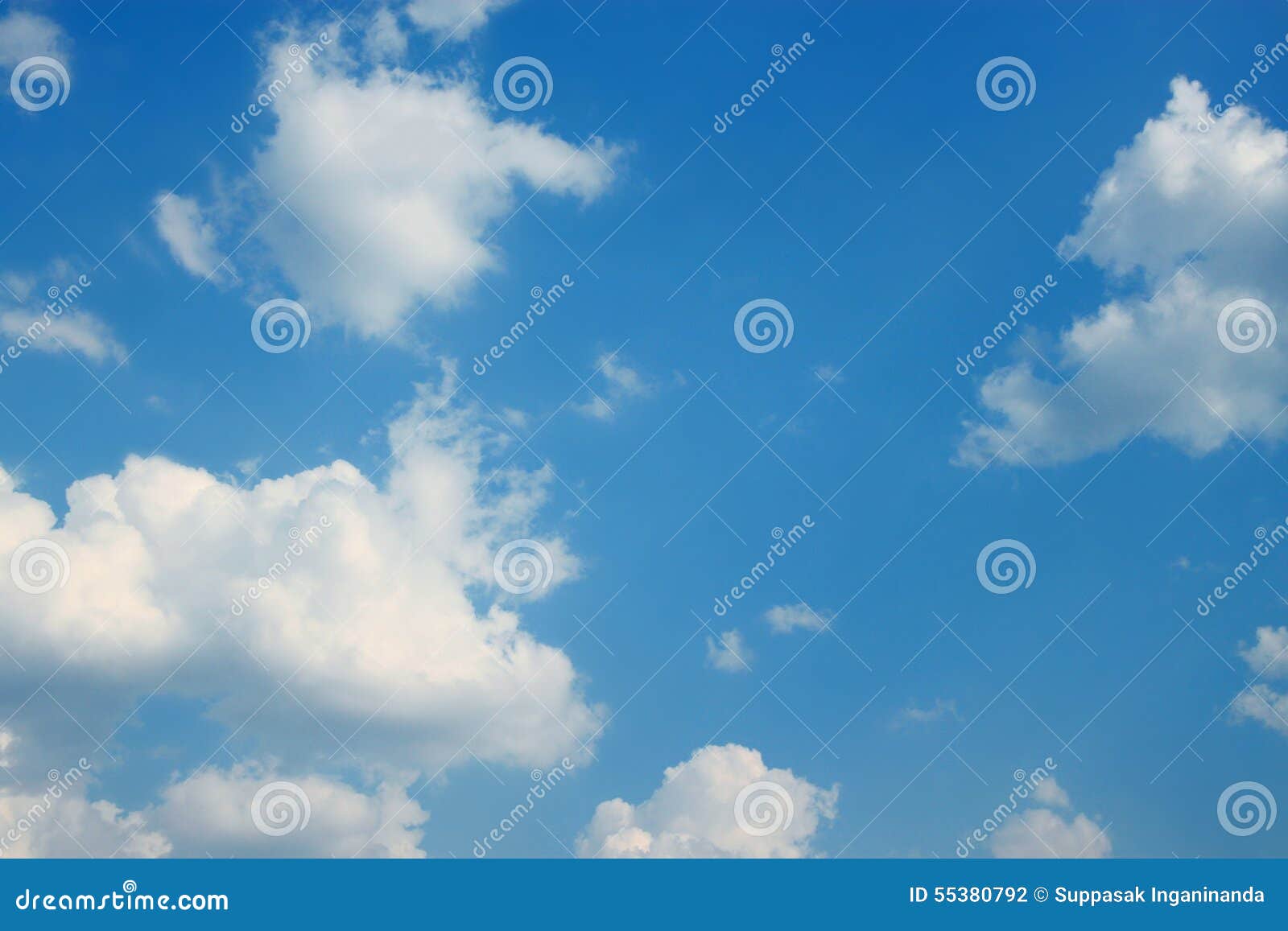 clouds and blue sky.