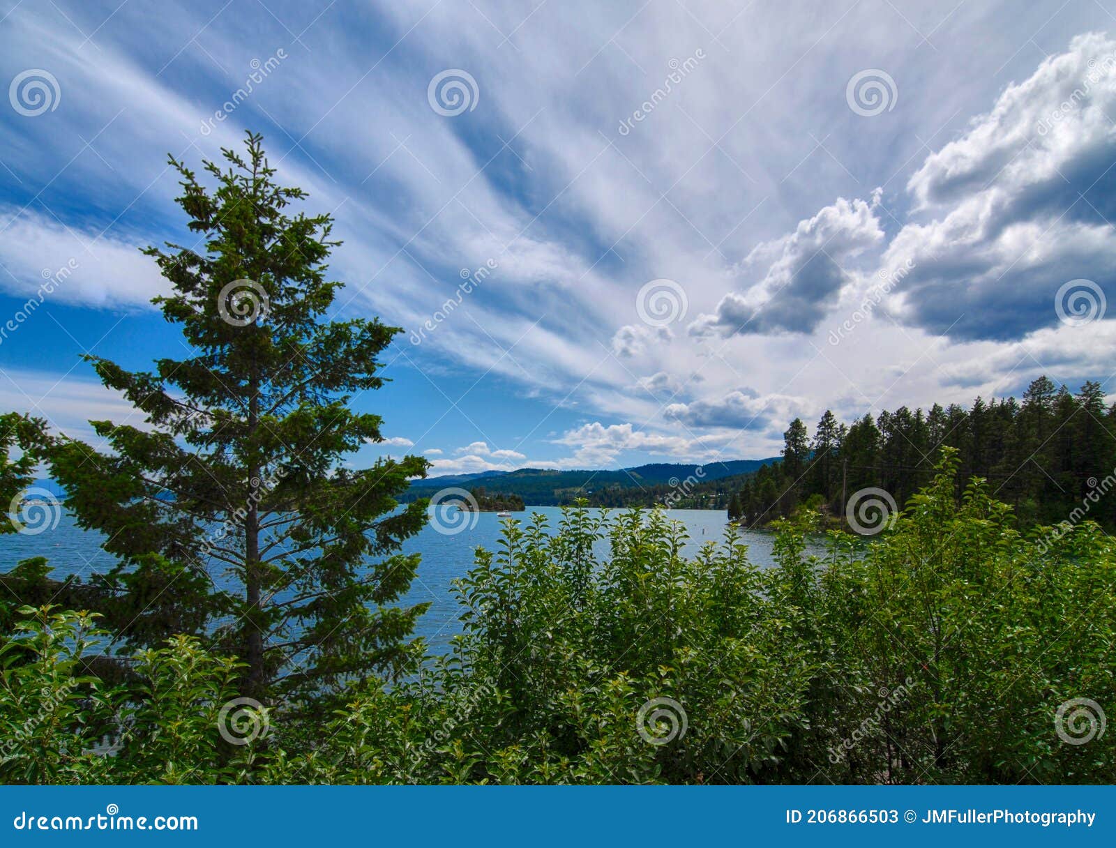 clouds over flathead lake near kalispell, montana 2