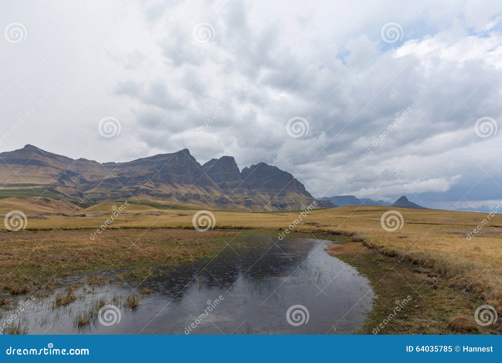 clouds over the peaks