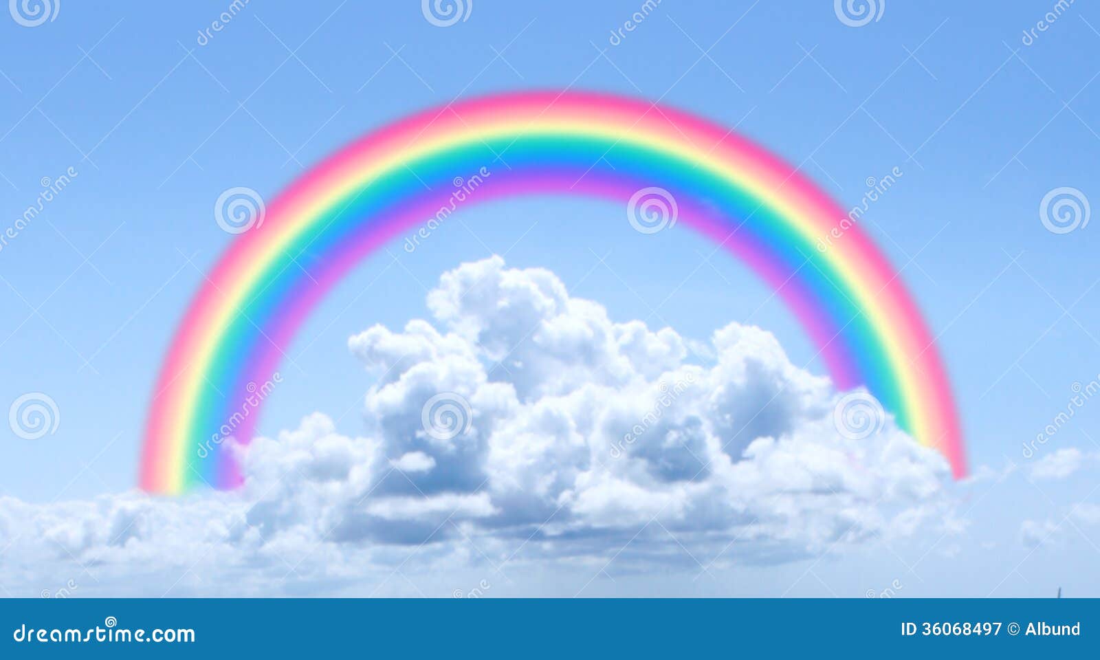 Clouds and Rainbow stock image. Image of focus, clouds - 36068497