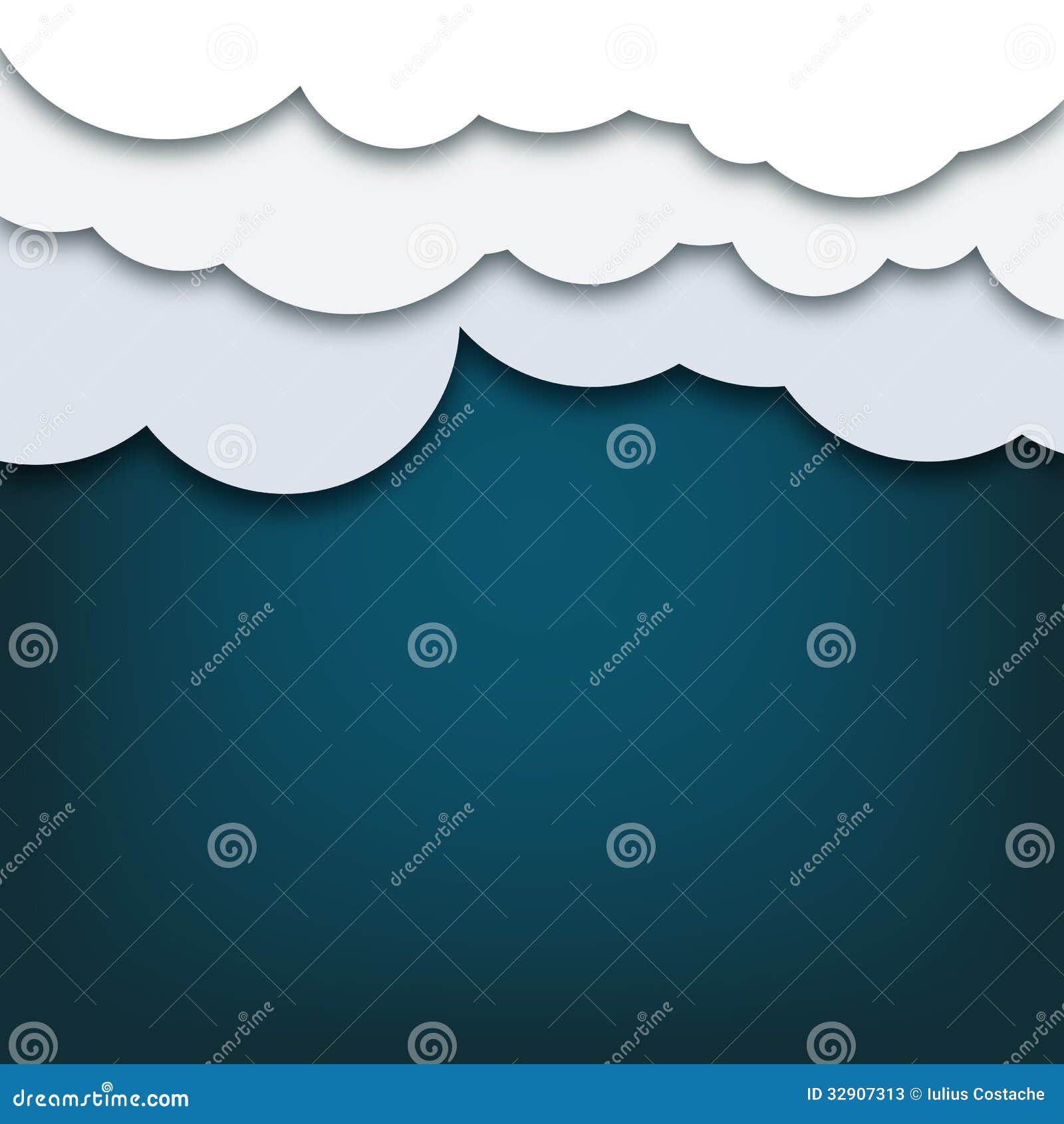 Clouds stock illustration. Illustration of style, illustration - 32907313