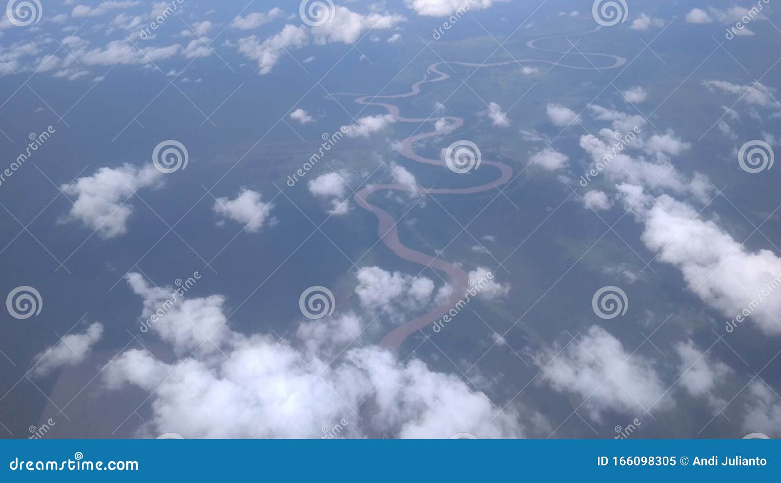 clouds from top view