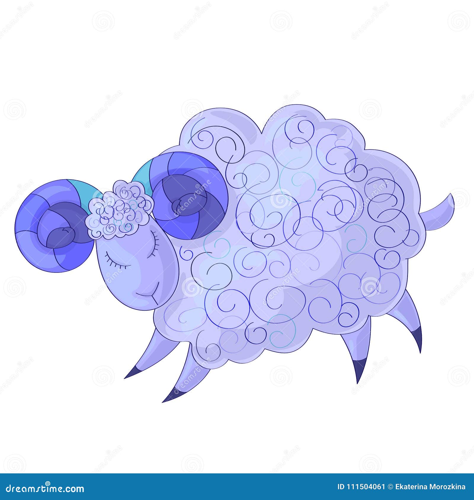 Cloudy lamb stock vector. Illustration of format, lamb 111504061