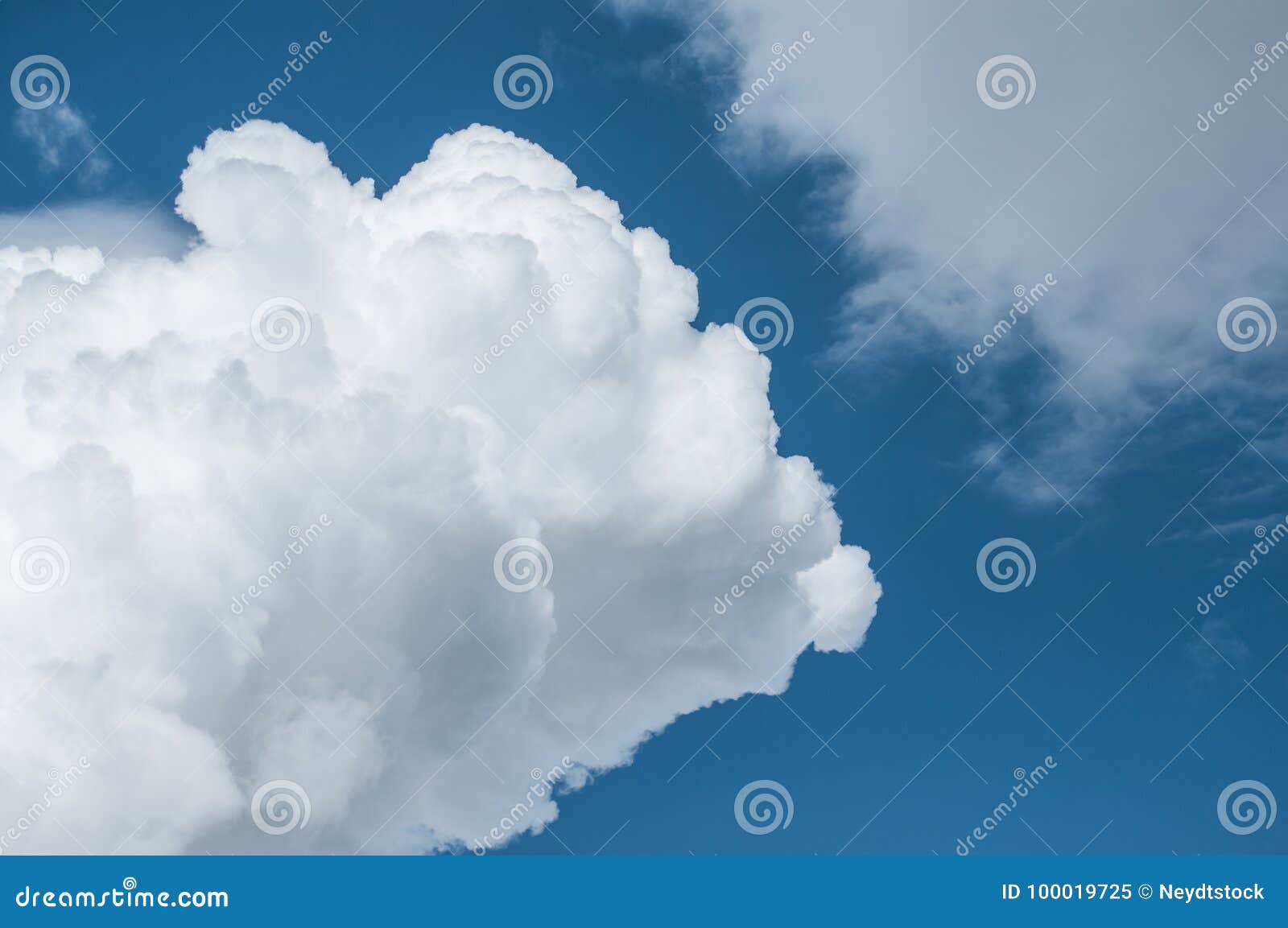 cloudy sky with cumulo nimbus clouds