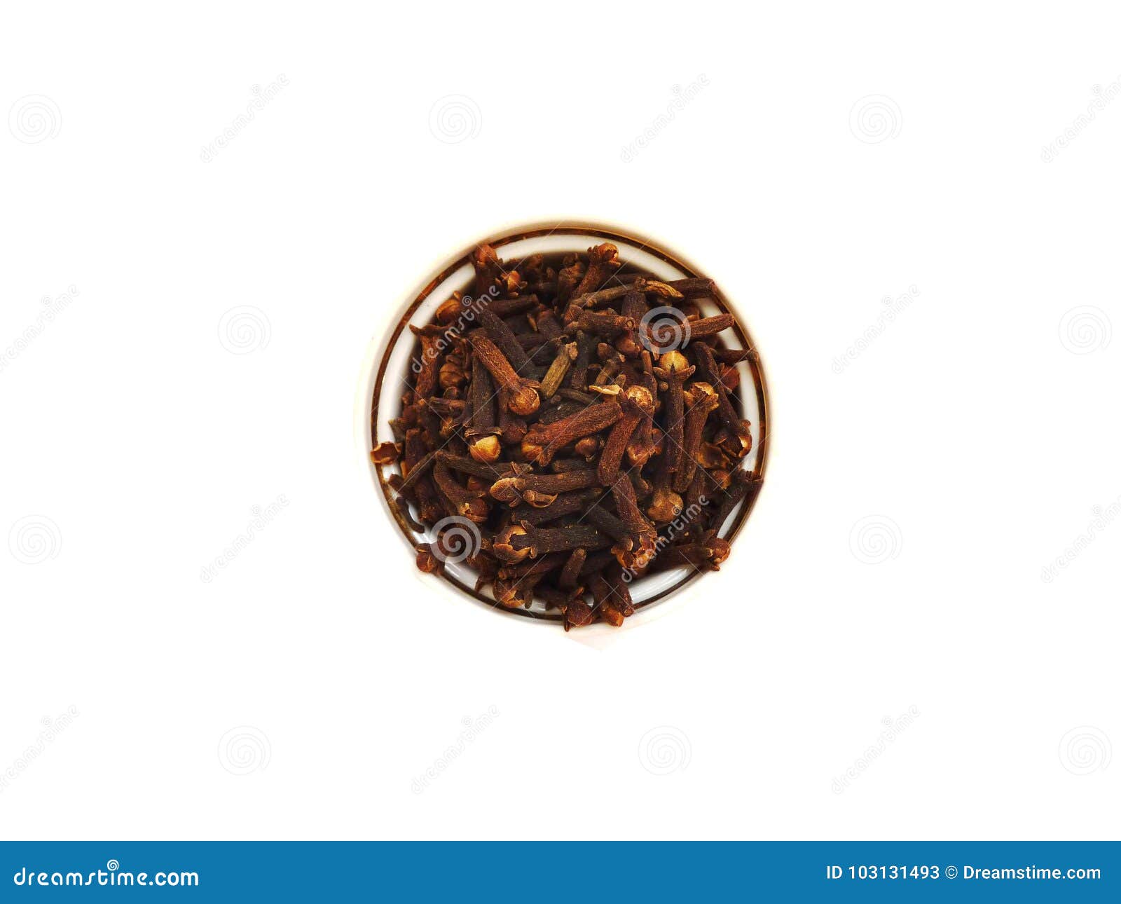 Clove Spices on a Small Beatiful Plate Stock Image Image of carnation, cooking 103131493