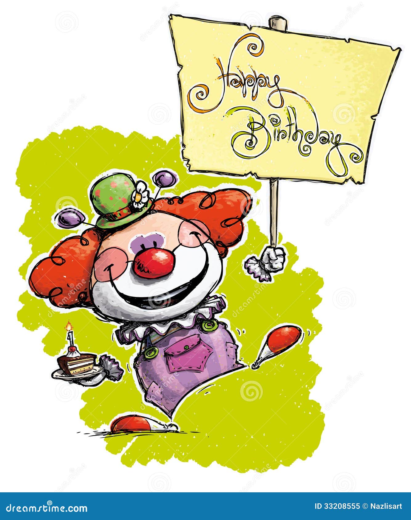 Clown Holding Une Plaquette De Joyeux Anniversaire Illustration De Vecteur Illustration Du Anniversaire Holding Clown Holding Une Plaquette De Joyeux Anniversaire Illustration De Vecteur Illustration Du Anniversaire Holding