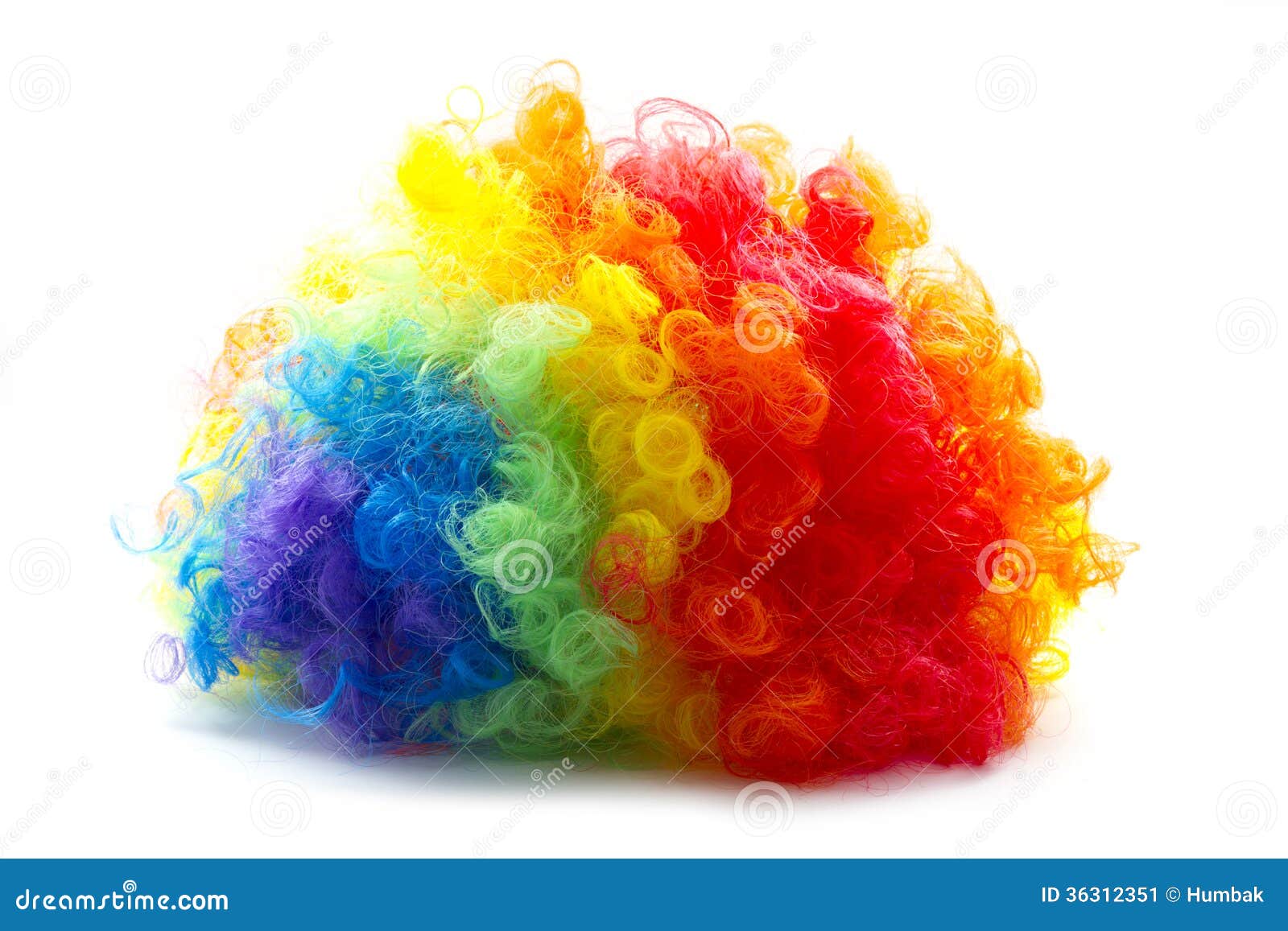 clown wig clipart