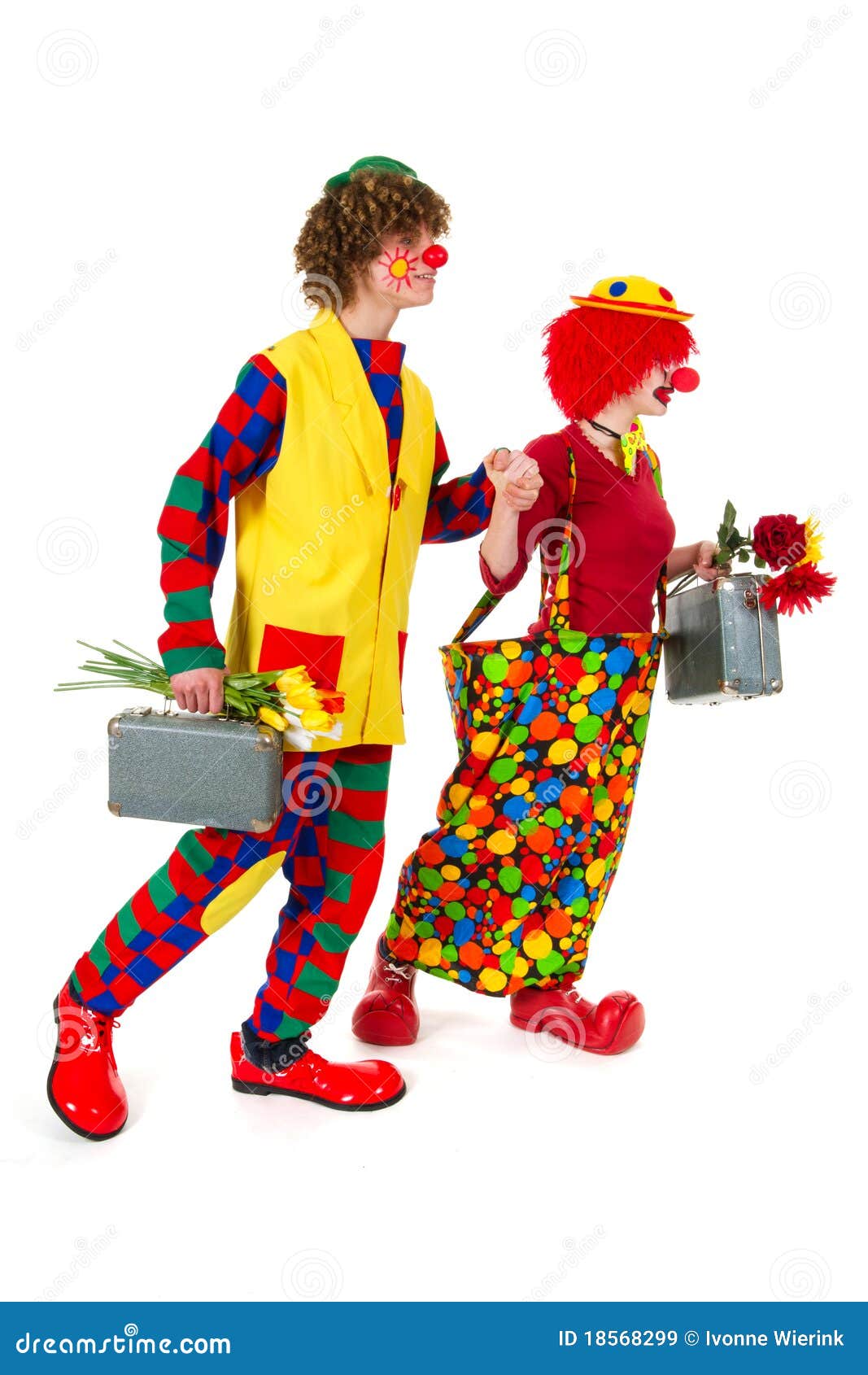 Avoir Images Clowns De Deplacement Droles Image Stock Image Du Garcon dernière salutations