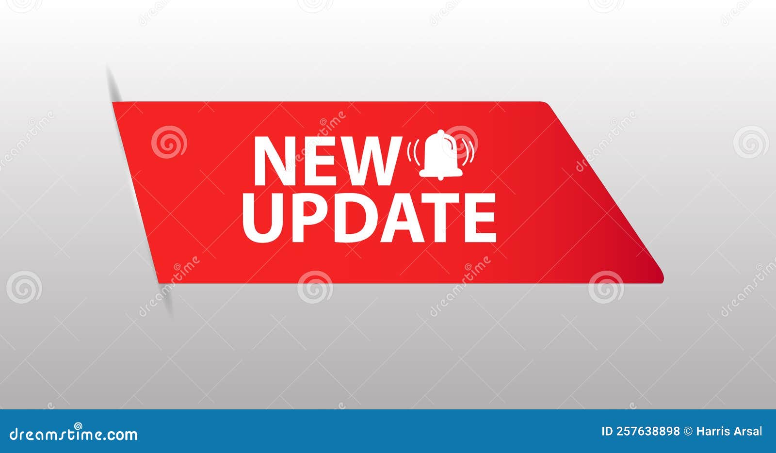 Red Sale  Banner for New Update Stock Illustration Illustration of