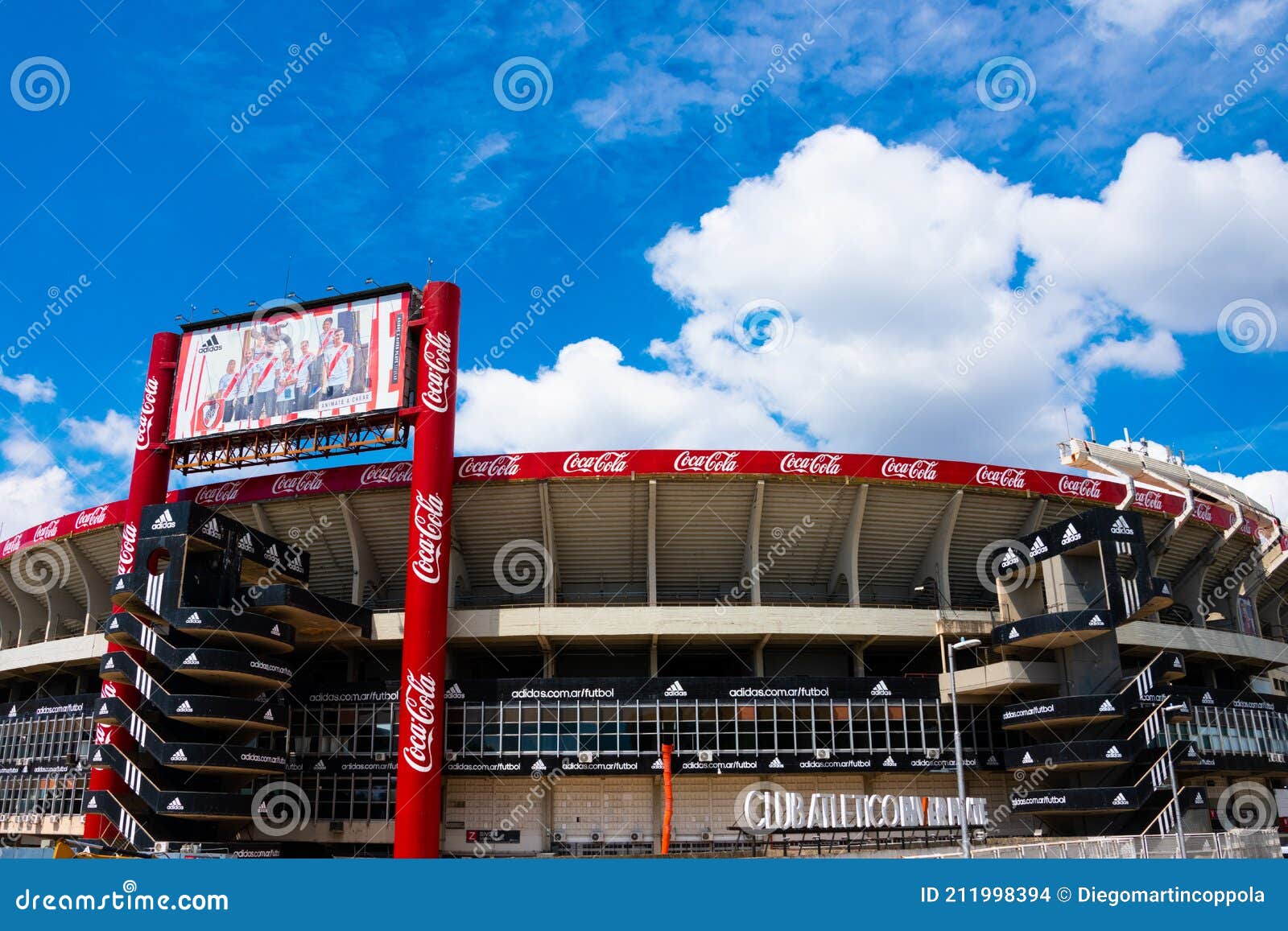 Club Atletico River Plate Stadium Editorial Stock Image - Image of  argentina, river: 211998394