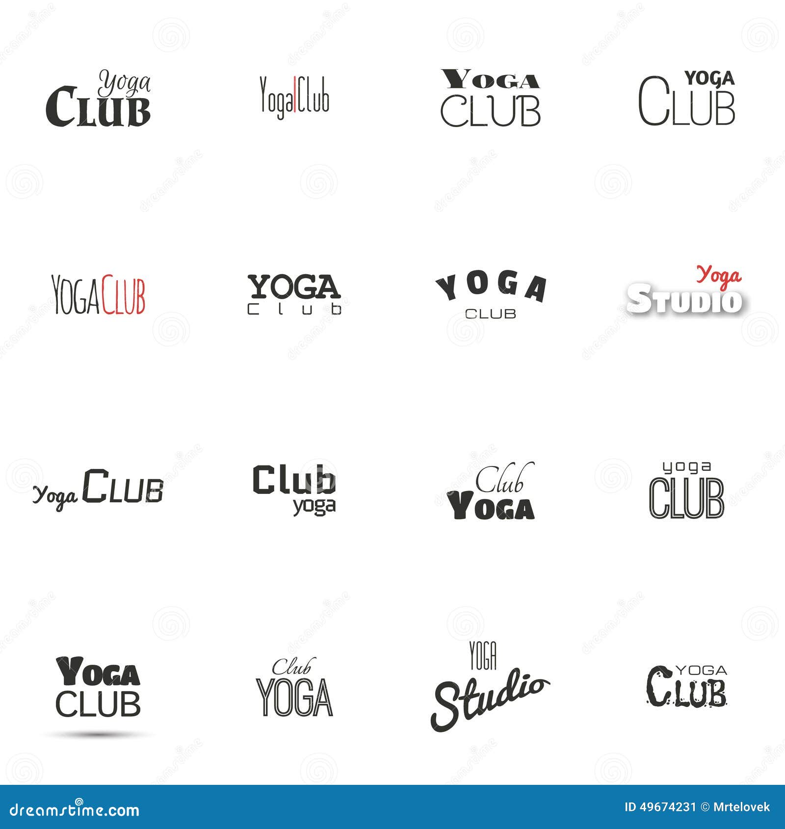 Club De La Yoga Para El Nombre De Etiqueta Ilustración del Vector -  Ilustración de emblema, deporte: 49674231