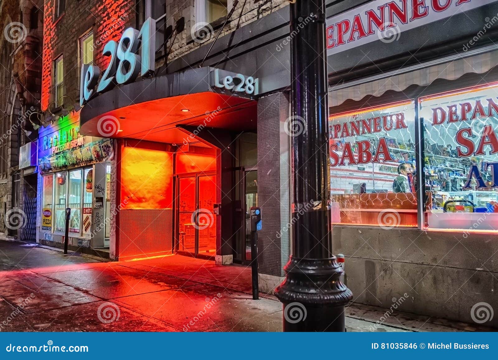 The Club 281 Male Strip Bar Montreal Editorial Photo Image of city
