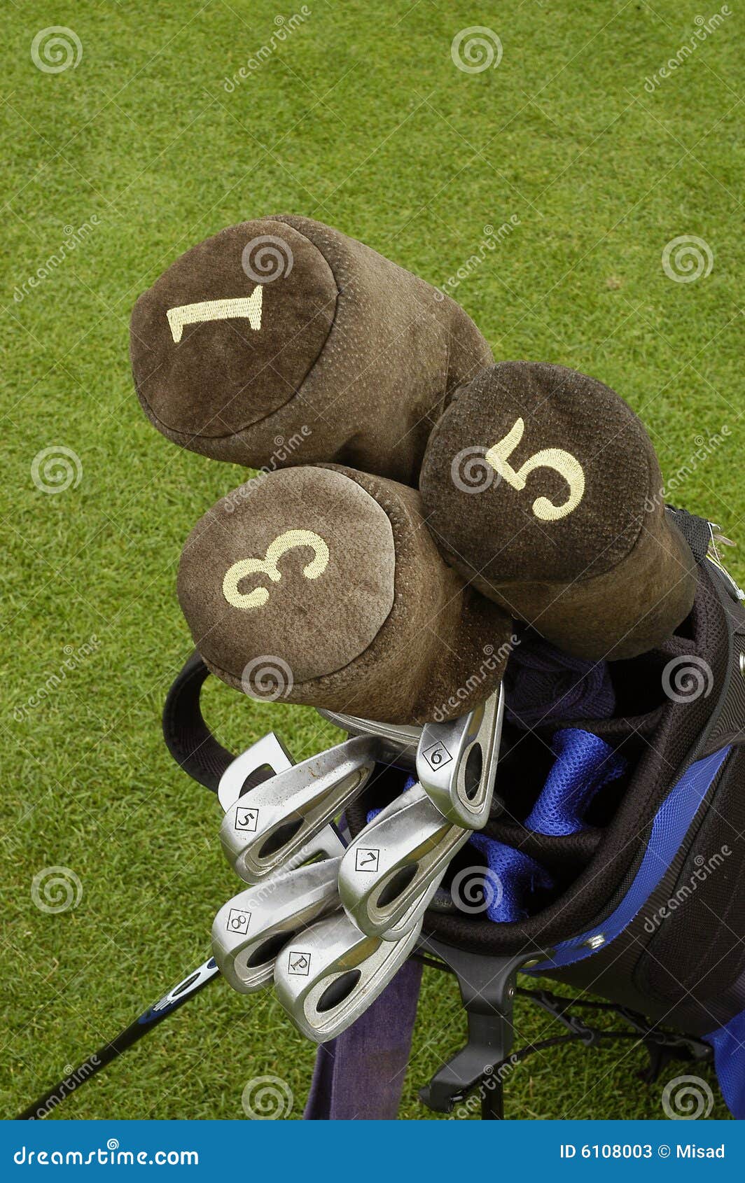 Clubs de golf 1 imagen de archivo. Imagen de conexiones 6108003