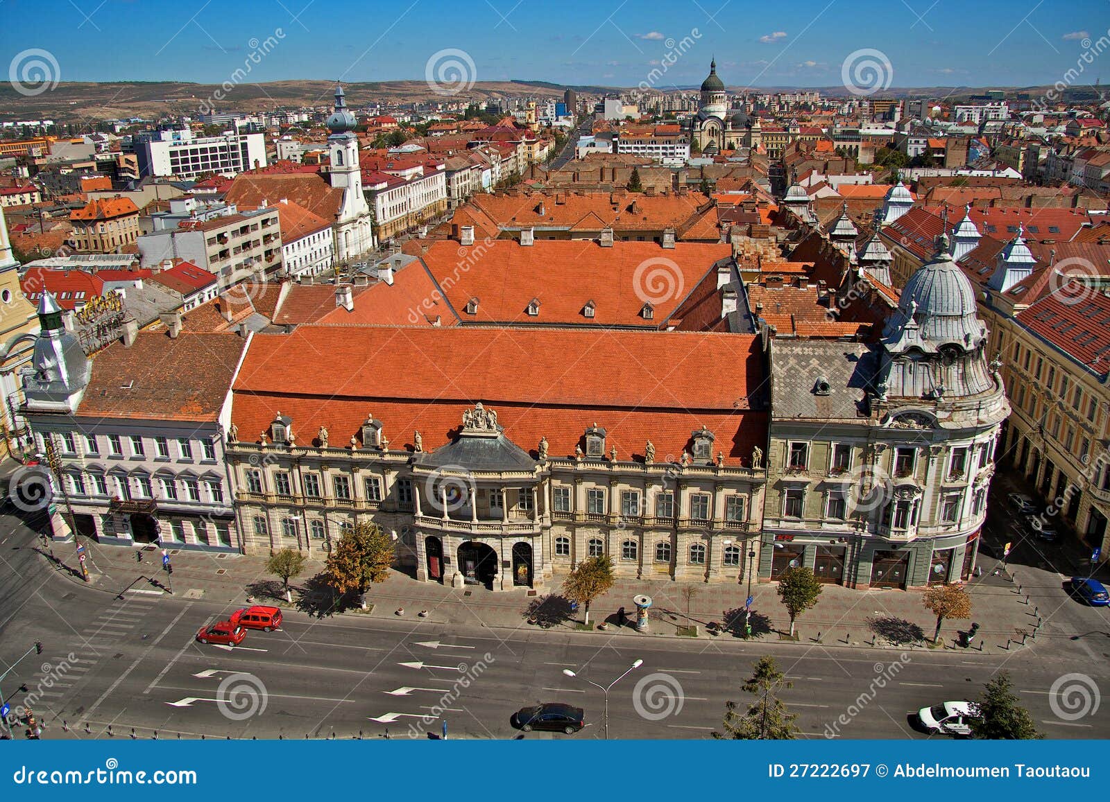 ClujNapoca city editorial photography. Image of hill 27222697