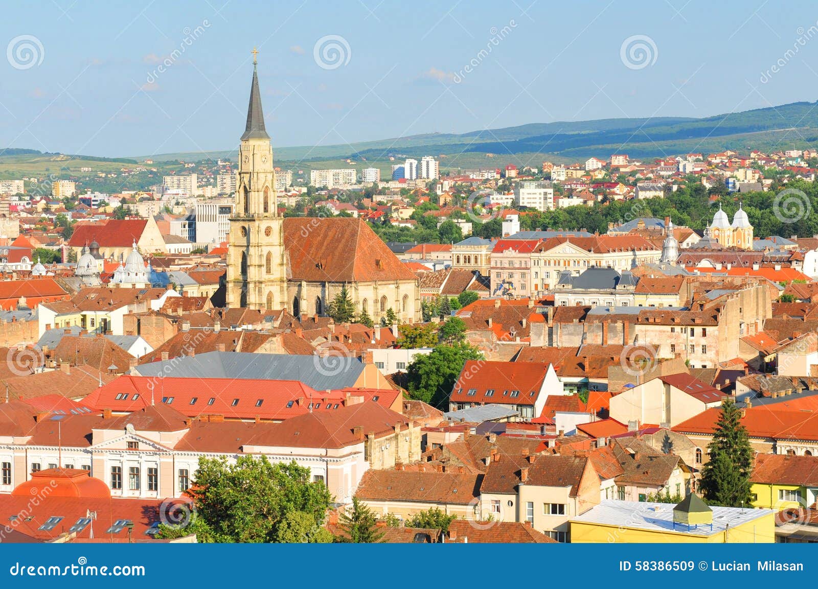 Cluj Napoca, Romania stock image. Image of klausenburg 58386509