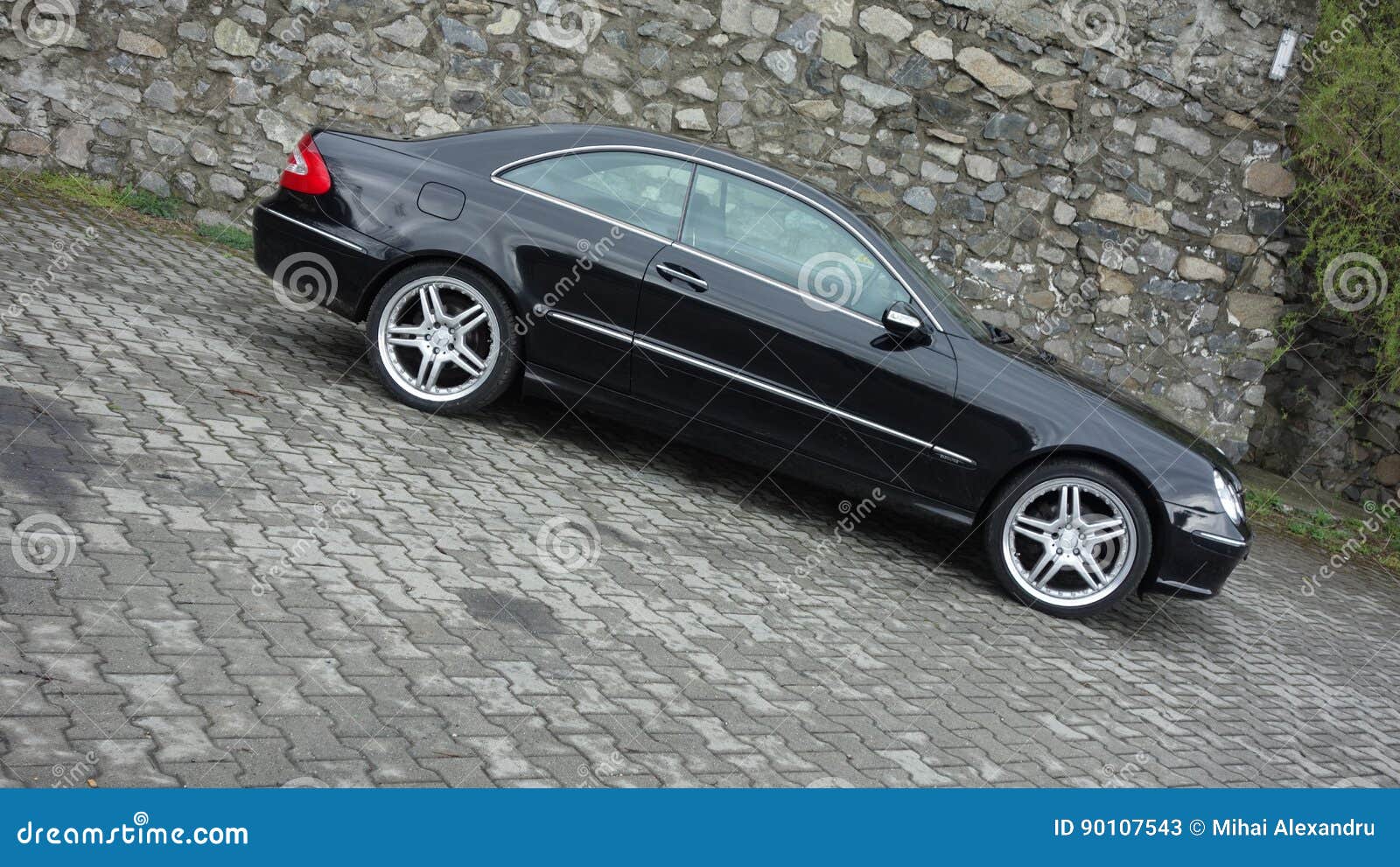 Cluj Napoca/Romania-April 7, 2017: Mercedes Benz W209 Coupe - Year 2005,  Elegance Equipment, Black Metallic, 19 Inch Alloy Wheels Editorial Stock  Photo - Image of automotive, automobile: 90107543