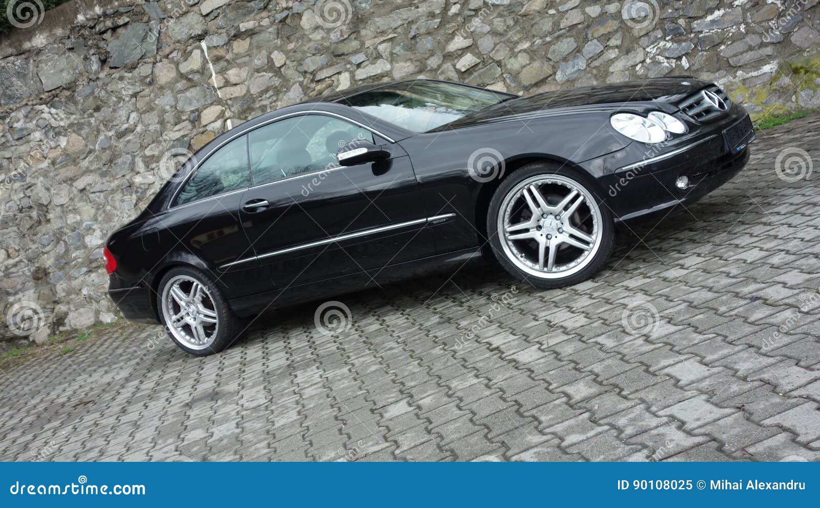 Cluj Napoca/Romania-April 7, 2017: Mercedes Benz W209 Coupe - Year