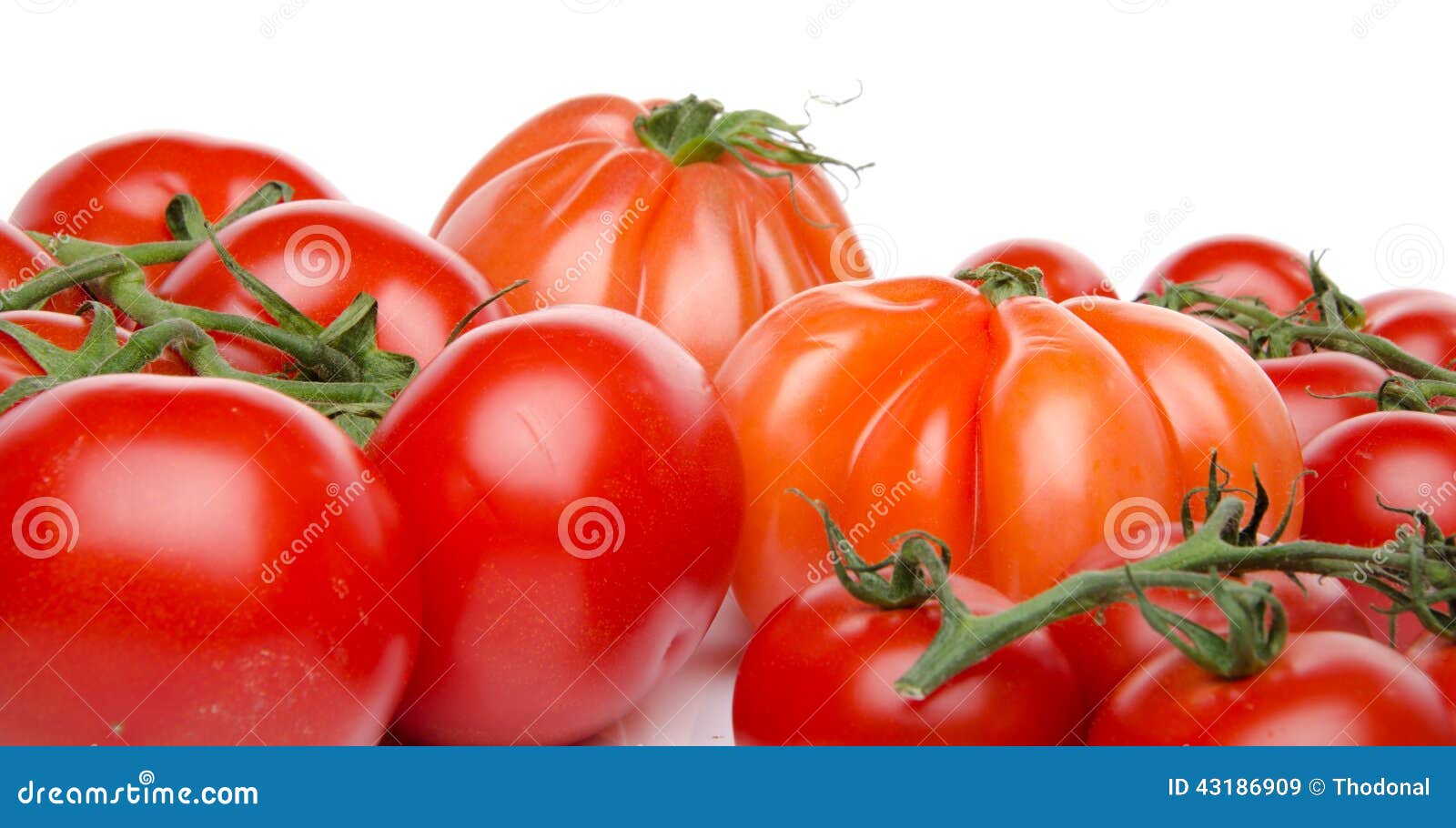 Cluster and Beefsteak Tomatoes Stock Image Image of sort, fruit 43186909