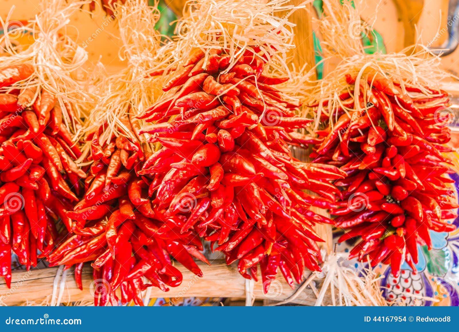 Clusters of Red Chilis stock photo. Image of vegtable 44167954