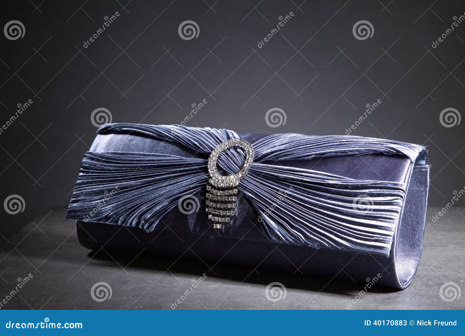 Clutch Bag in an Elegant Design Stock Image Image of accessory, grey