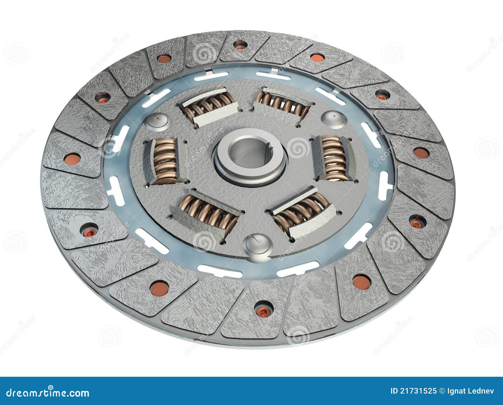 Clutch disc stock illustration. Illustration of term 21731525