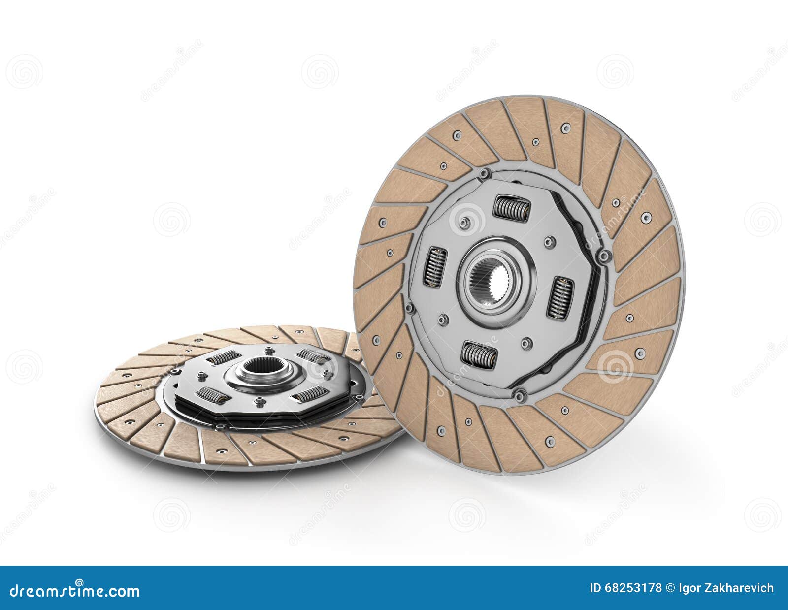 Clutch Disc Car on White Background Stock Photo Image of automobile
