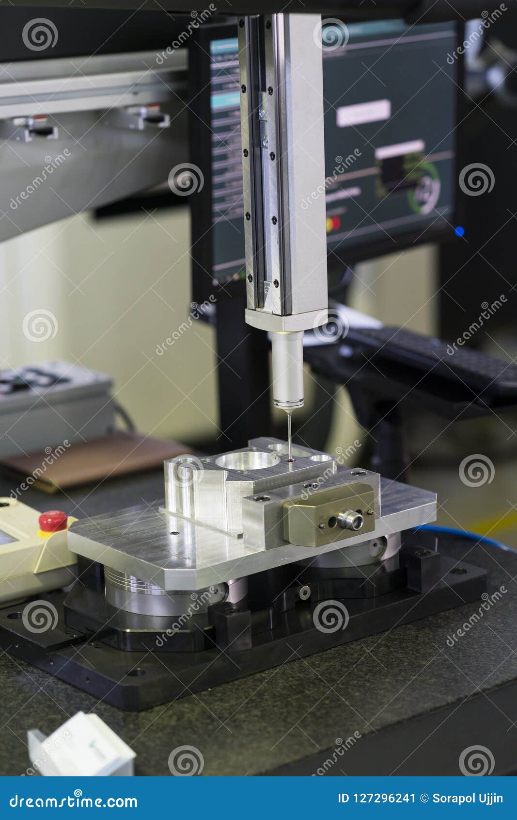 CMM Measuring Prob with 3 Axis Inspection. Stock Image Image of inspector, production 127296241