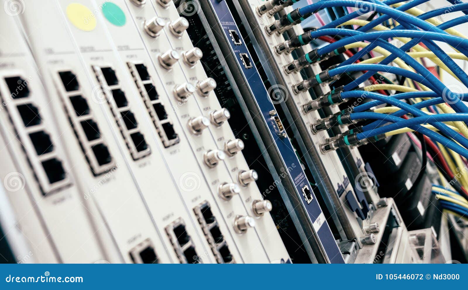 Networking Hardware Used by Isps Stock Photo Image of equipment