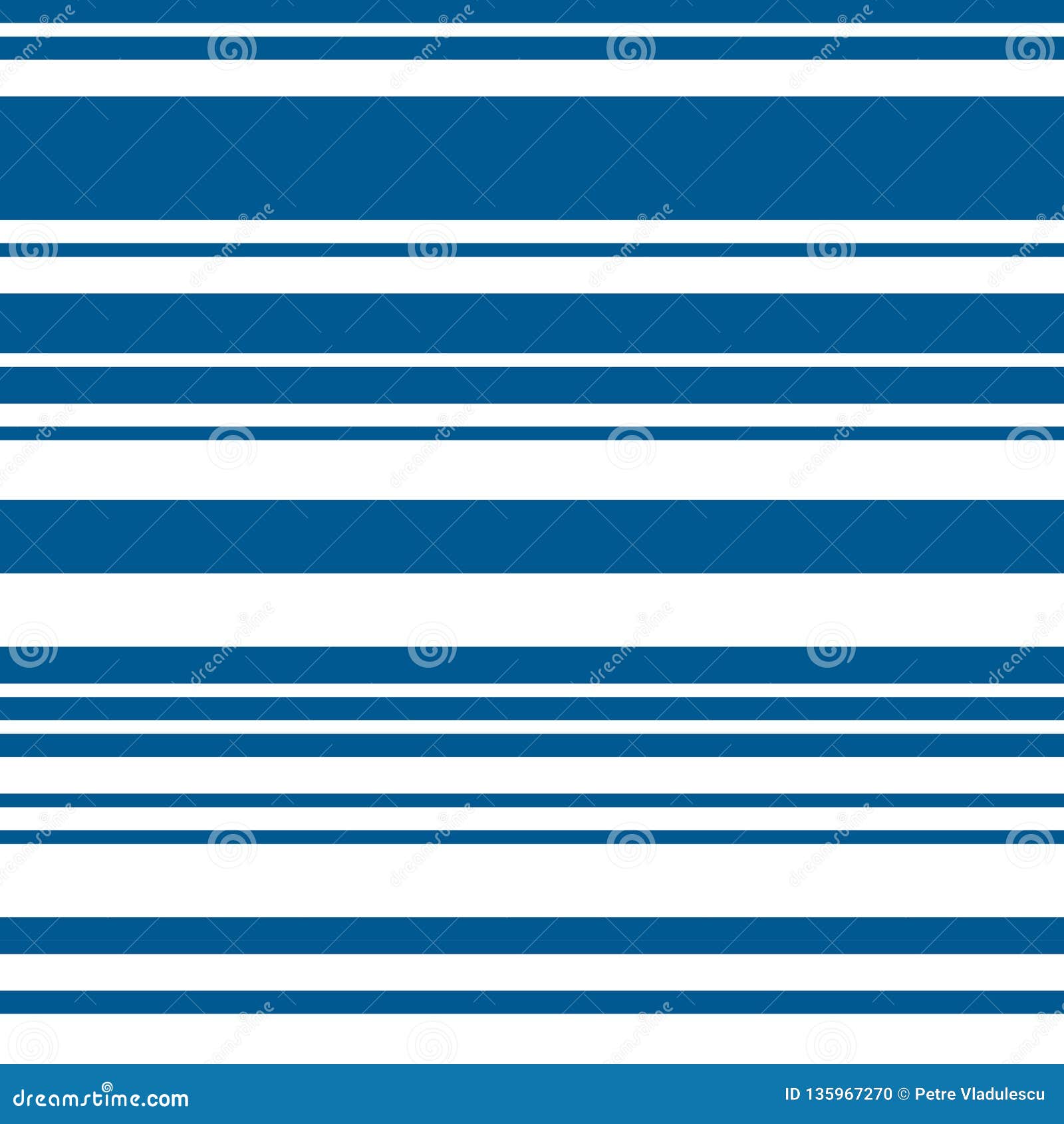 Horizontal Stripes with Colors of Greece Flag Stock Vector