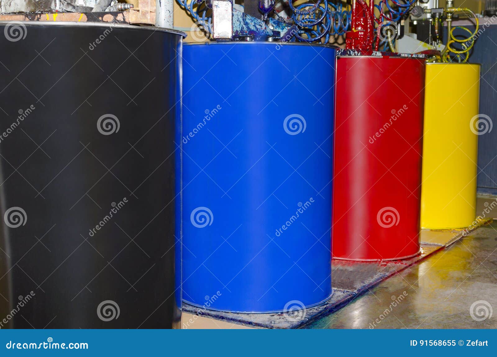 cmyk color loading unit barrels