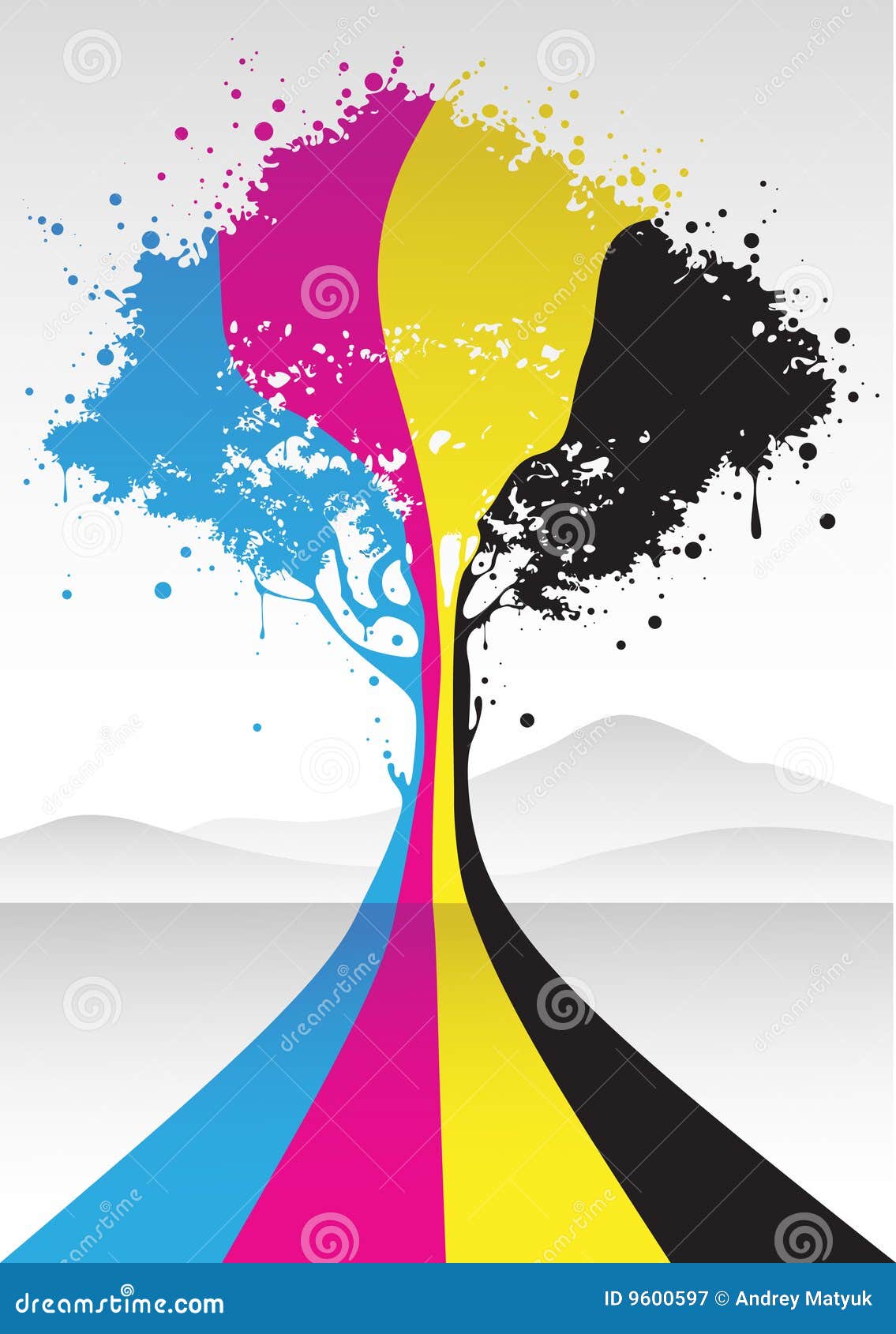 cmyk color tree