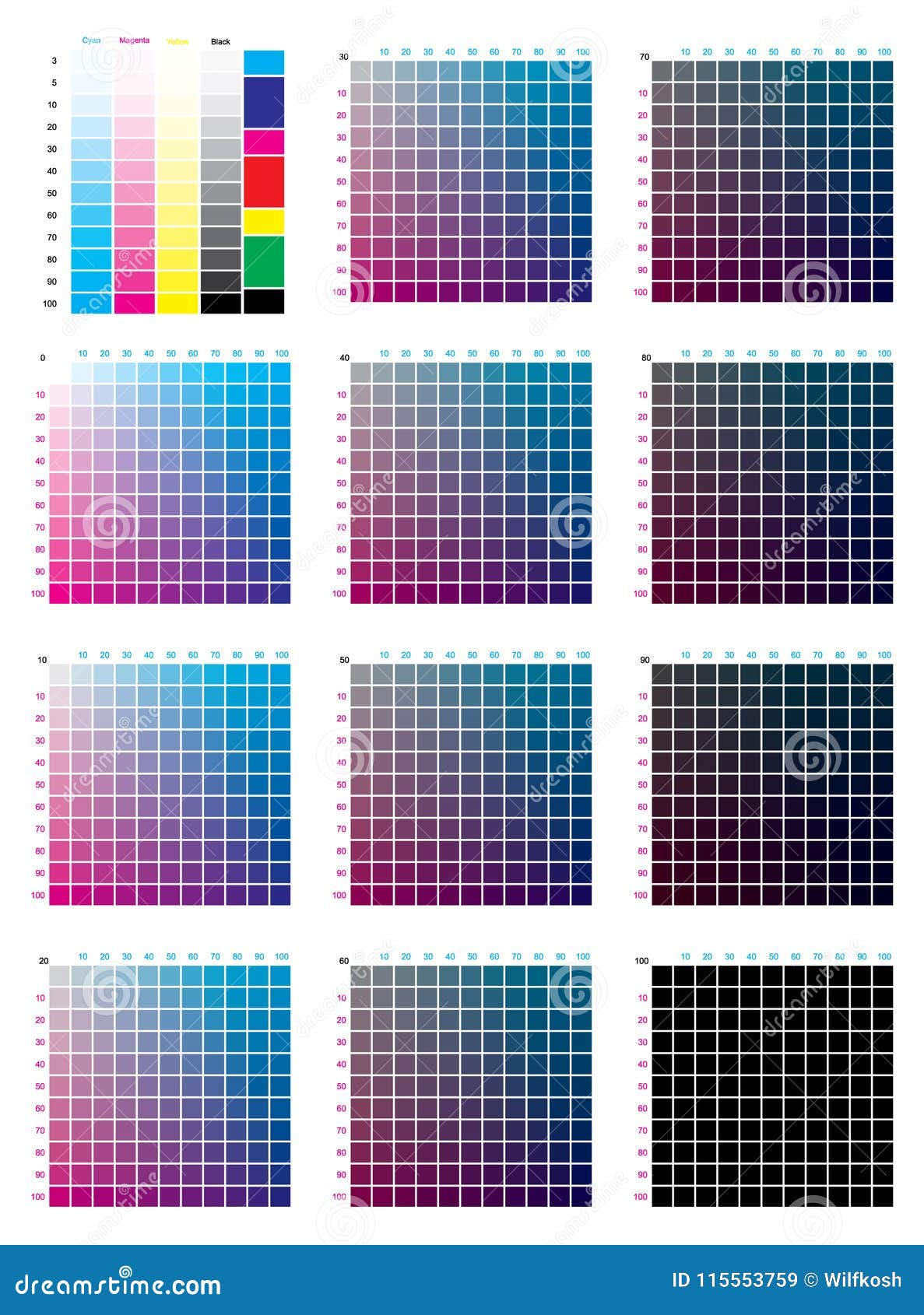 Color Chart For Teal