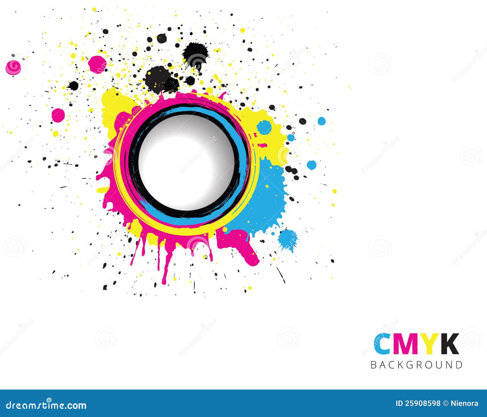 cmyk splash background