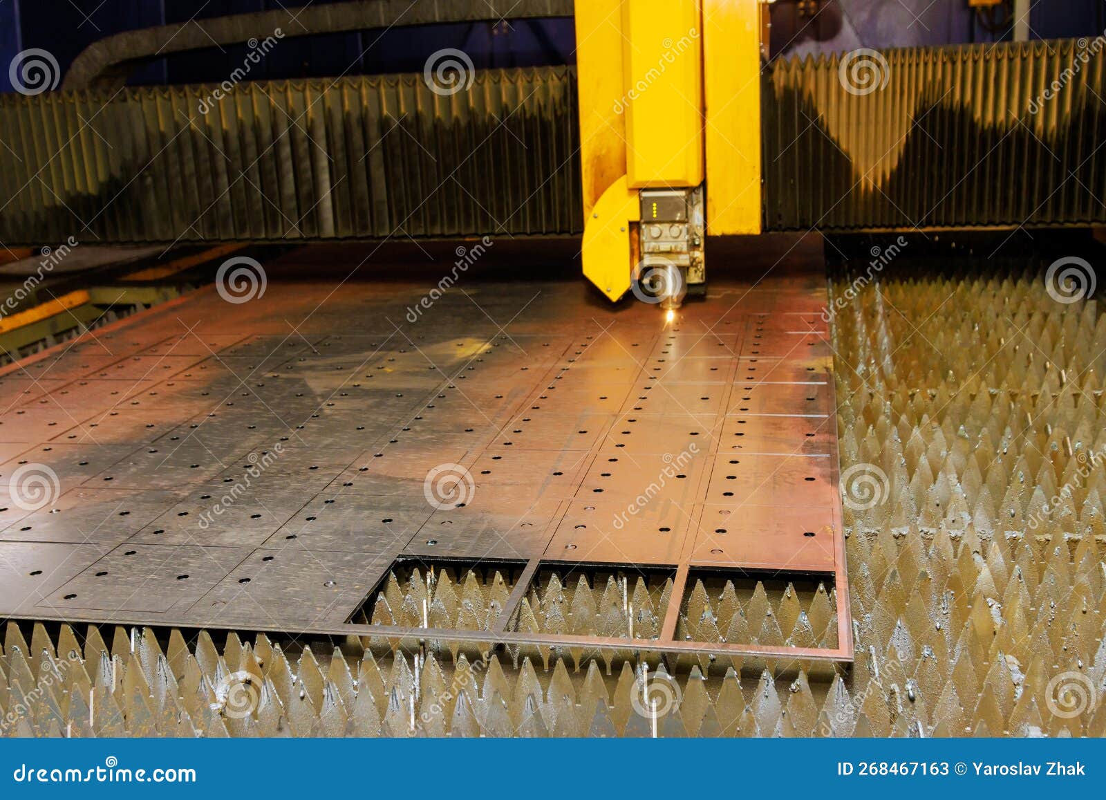 CNC Laser Cutting Metal Sheet. High Precision CNC Gas Cutting Metal