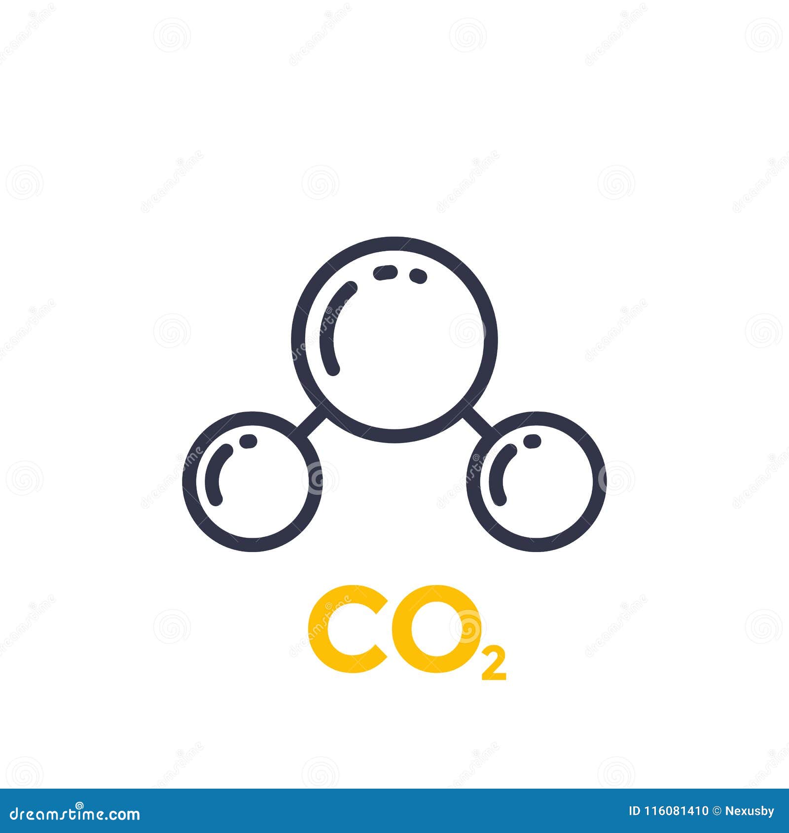 Titanium dioxide molecule icon Royalty Free Vector Image