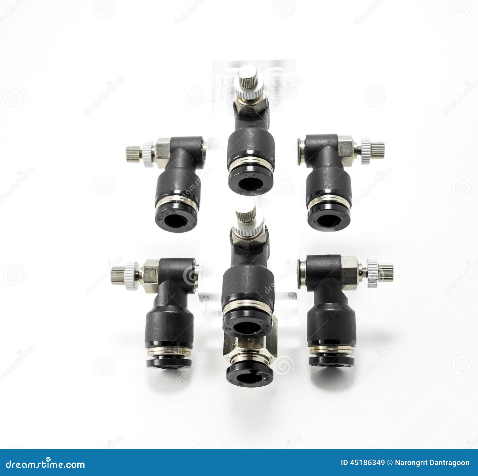 CO2 Precision Needle Valve stock image. Image of knob 45186349