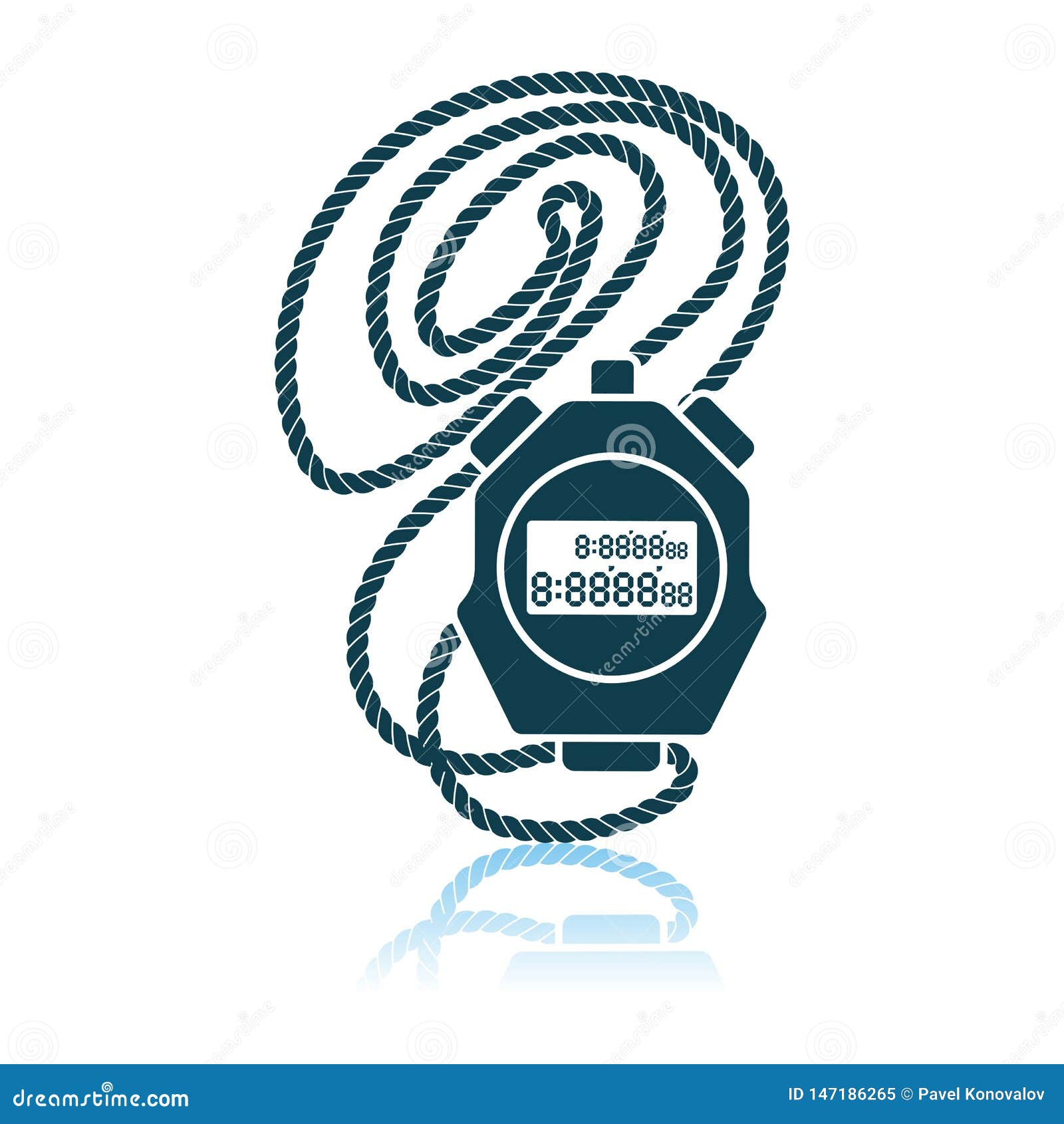 Coach Stopwatch Icon stock vector. Illustration of meter 147186265