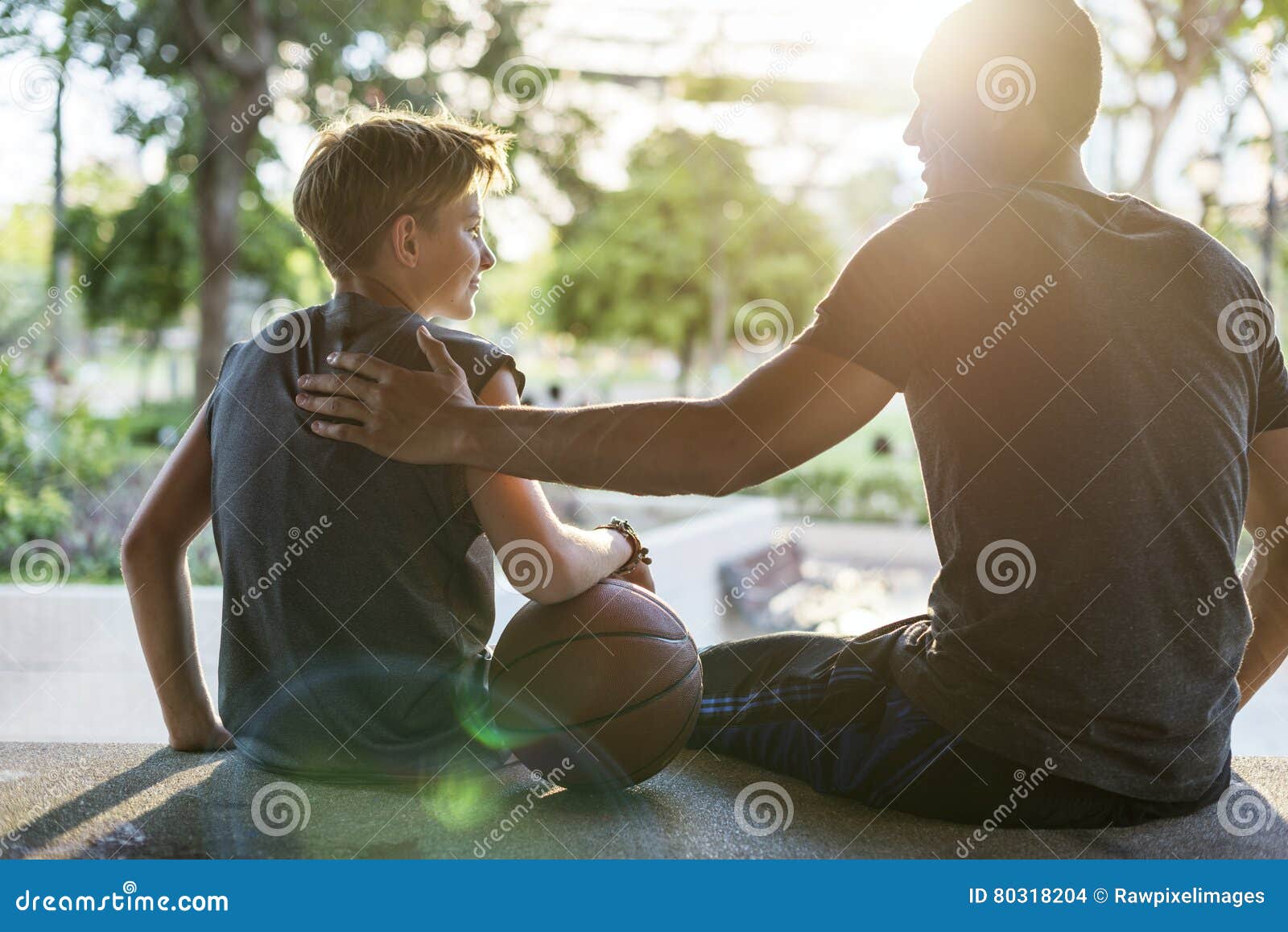 Coaching Basketball Sport Athlete Exercise Game Concept Stock Photo