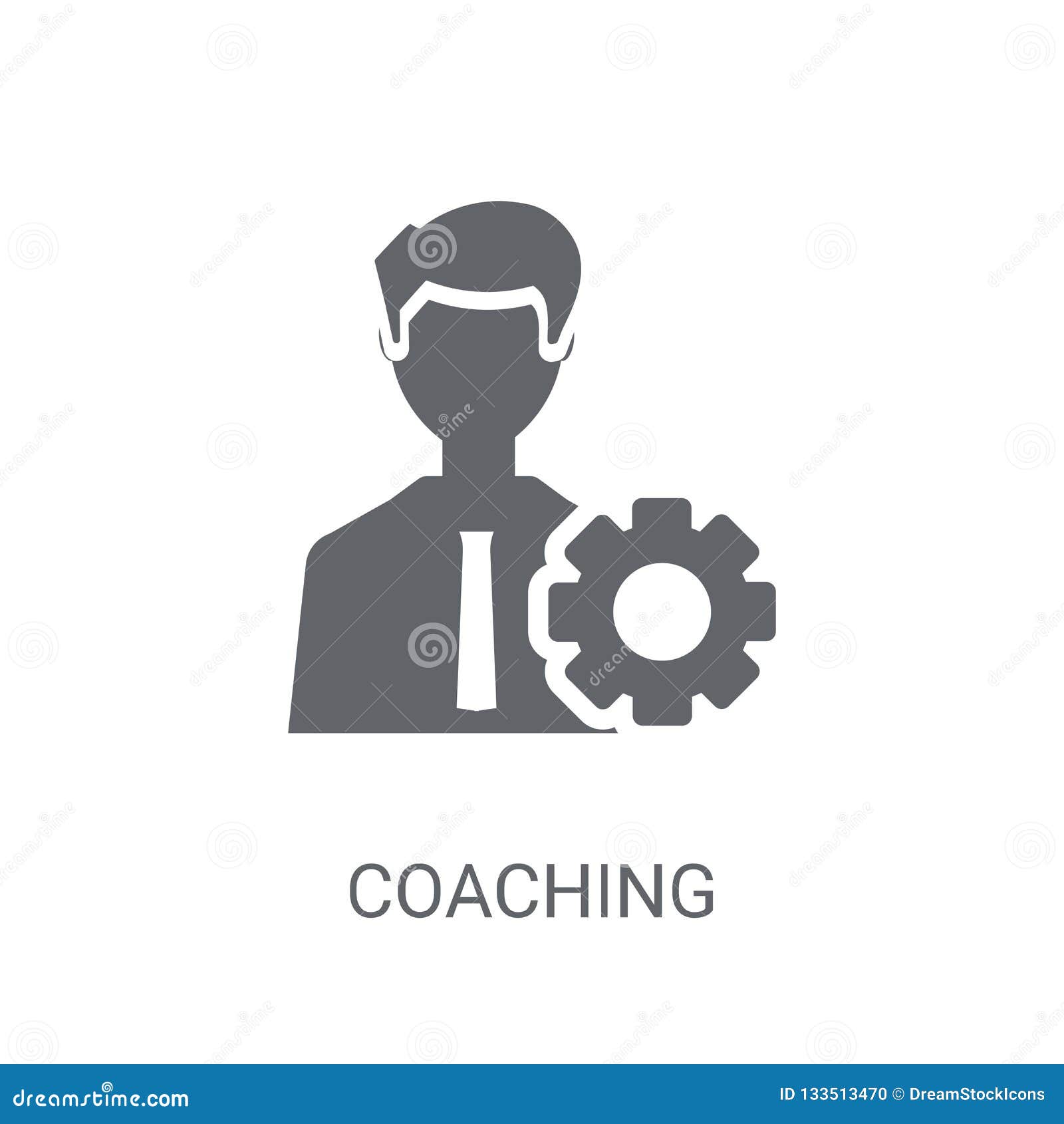 Coaching Icon Trendy Coaching Logo Concept On White Background Stock Coaching Icon Trendy Logo Concept White Background Human Resources Collection 133513470