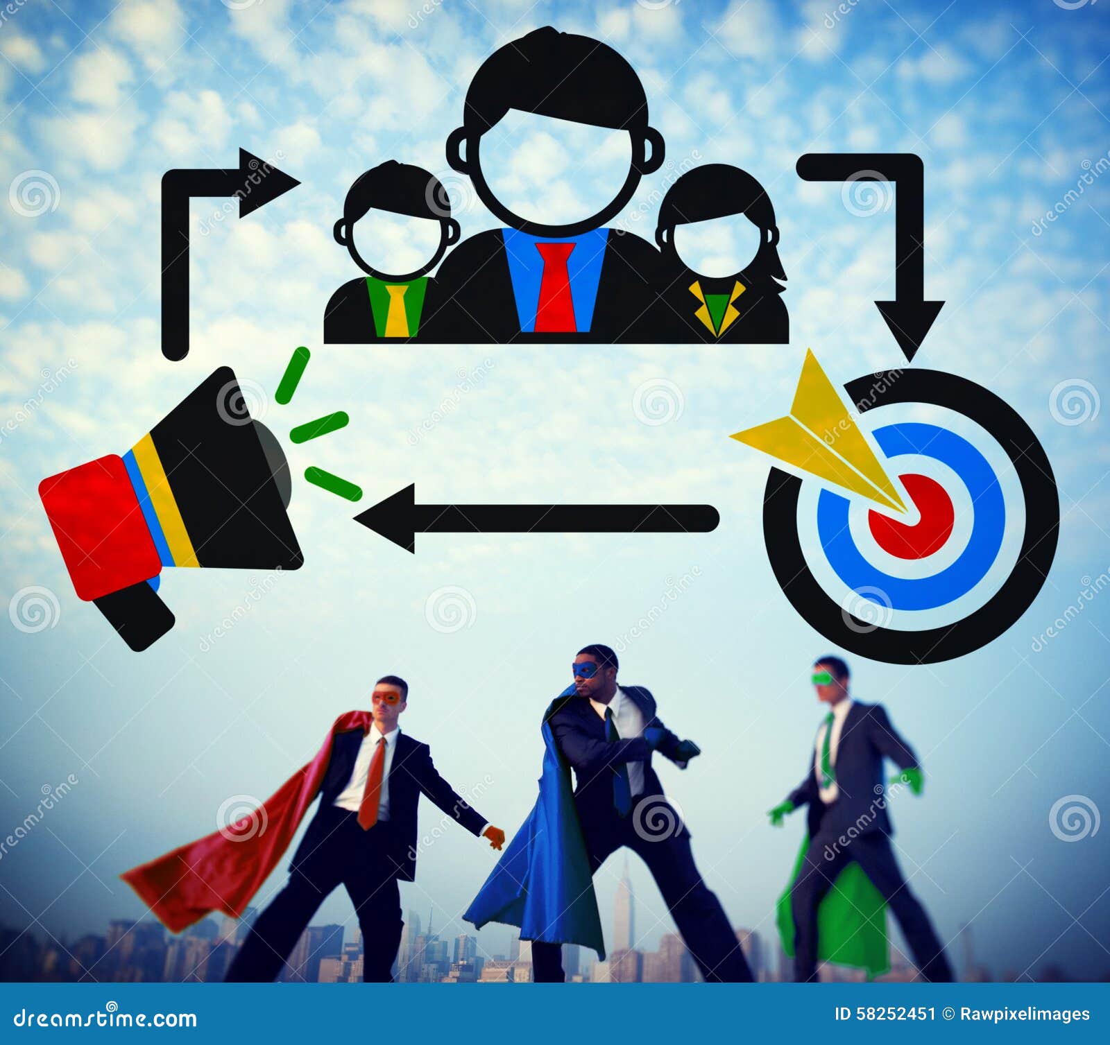 Coaching Leadership Mentoring Target Concept Stock Image Image of