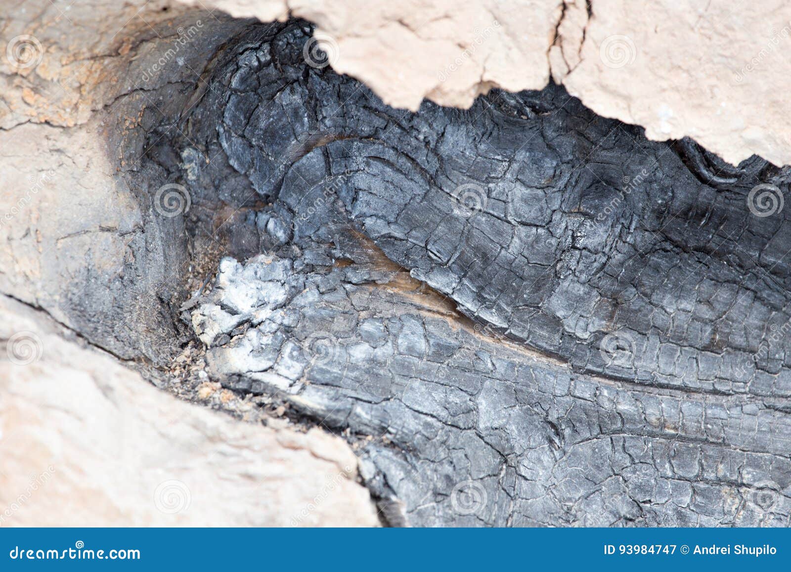 Coal ash in clay stock image. Image of fire, rustic, fireplace 93984747