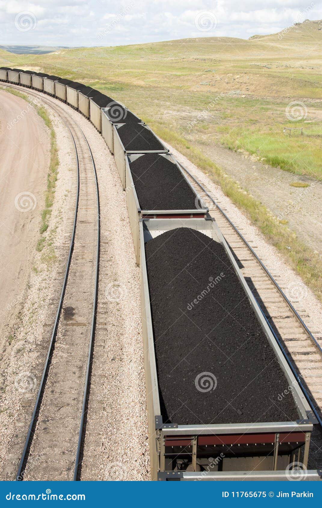 Coal cars stock image. Image of full, fuel, powder, gillette 11765675