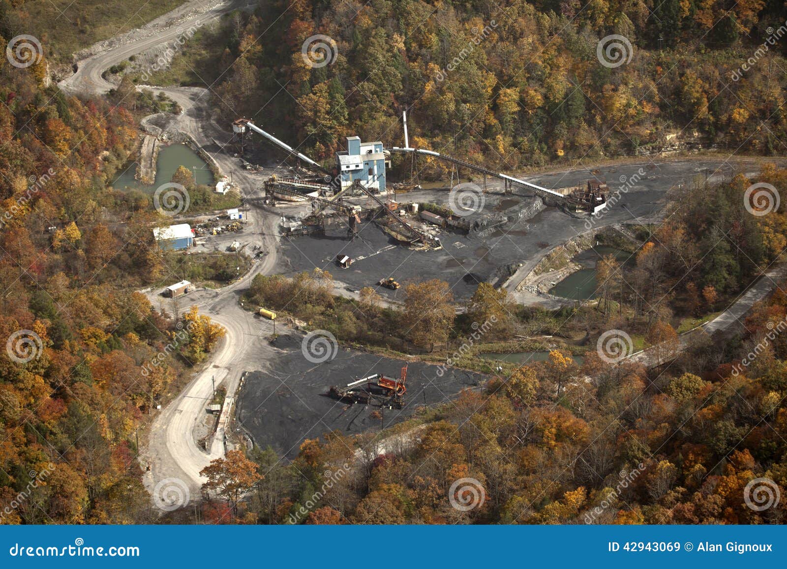 a coal mine, appalachia, america