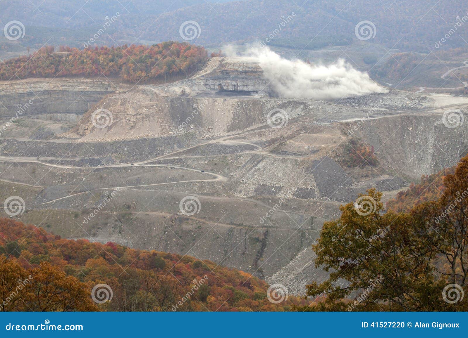 a coal mine, appalachia, america