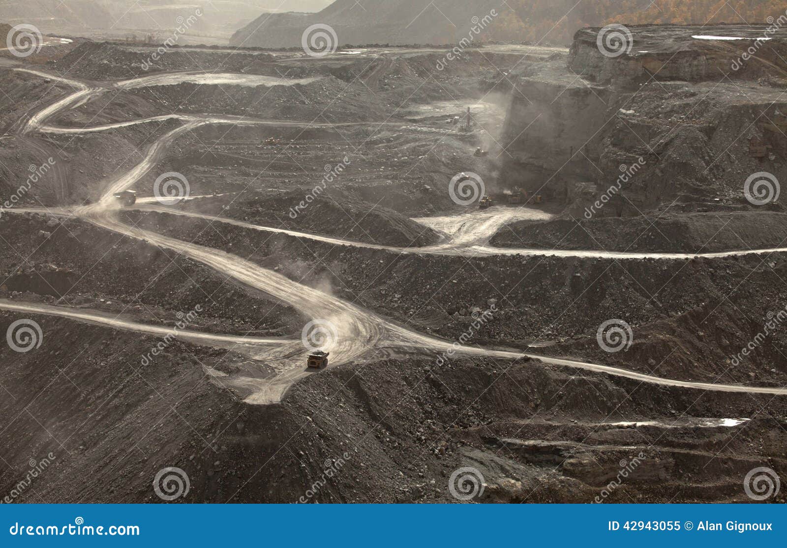 a coal mine, appalachia, america