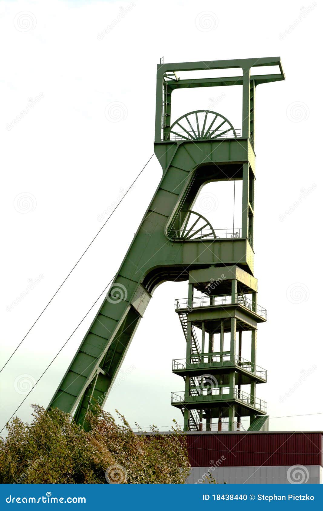 coal mine headgear tower