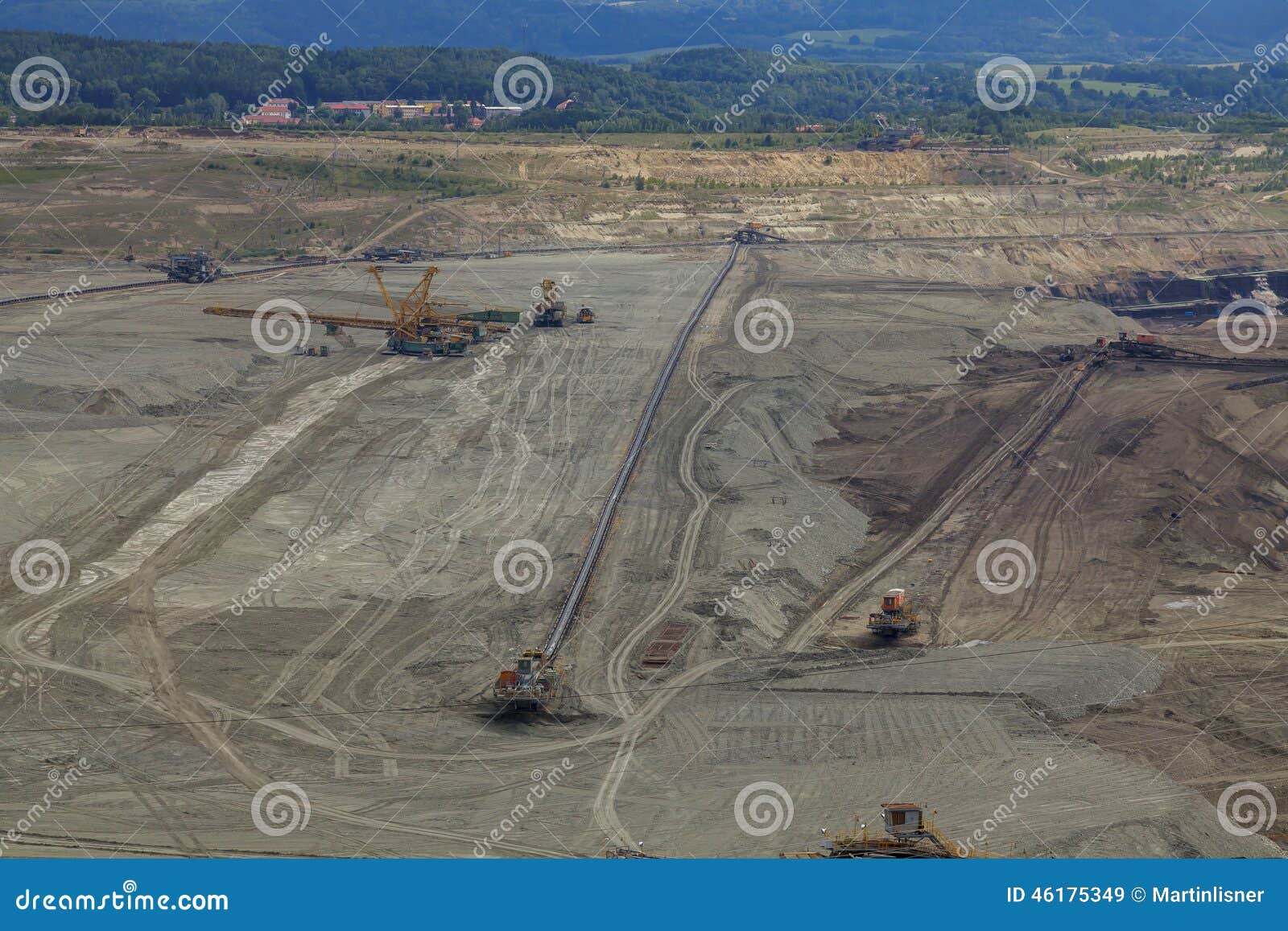 Coal Mine, Sokolov,Czech Republic Stock Image Image of clouds