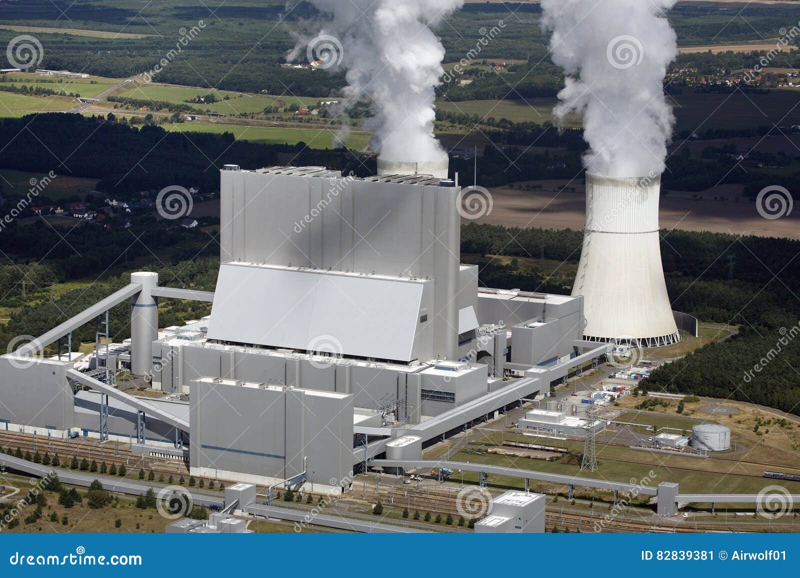power station stock image. Image of germany, - 82839381