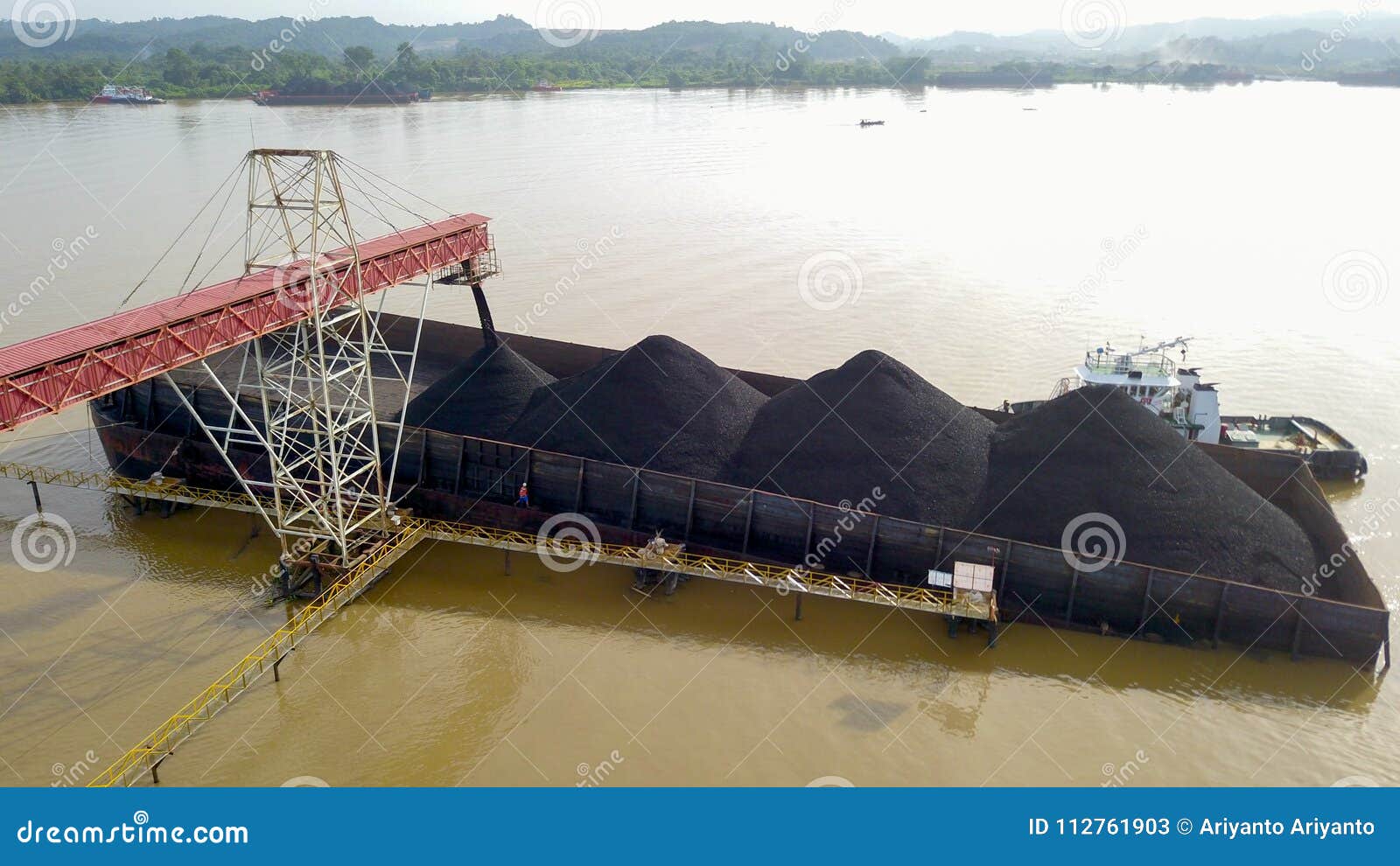 coal shipping boat transportation industry