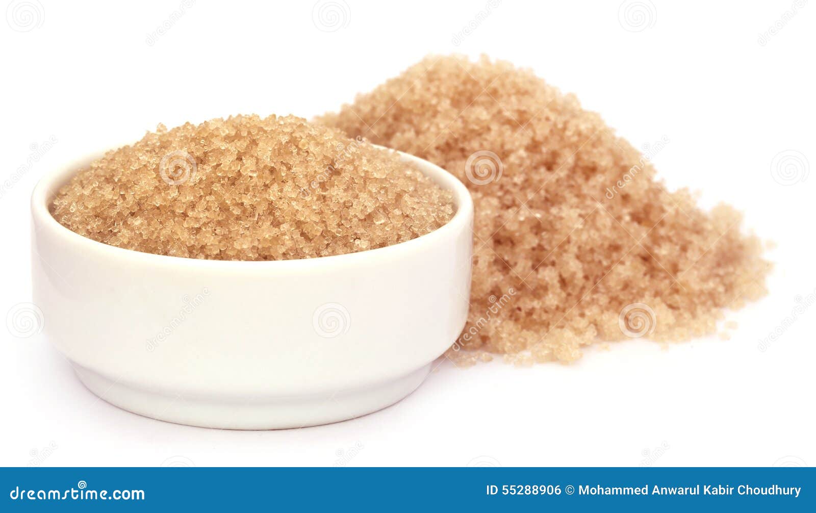Coarse Crystals of Brown Sugar Stock Photo Image of pure, heap 55288906
